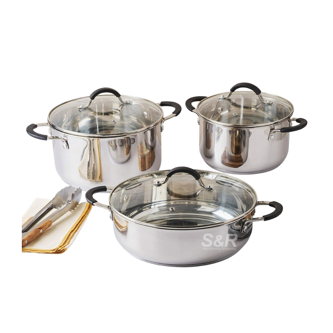 Every Home Stainless Steel Stock Pot / Casserole Set